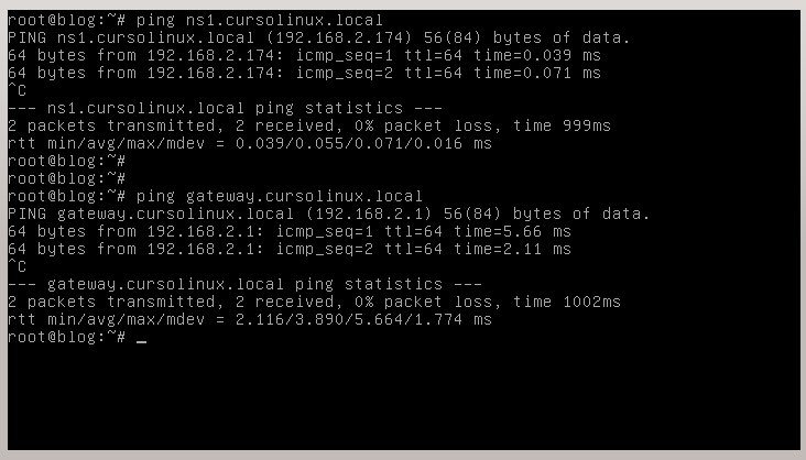 Configurar servidor DNS en Debian