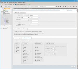 Bases MySQL con phpMyAdmin
