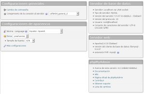 Bases MySQL con phpMyAdmin