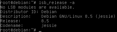 Actualización de Debian: el sistema ahora tiene la versión 8.5