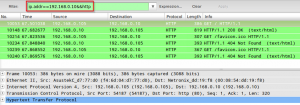 Analizar tráfico de red con Wireshark: tipo de tráfico y dirección IP