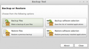 Hacer backups en Linux Mint con el asistente