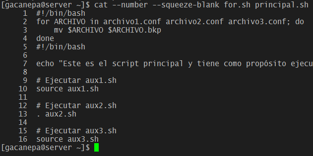 Manipulación de archivos de texto en Linux: uso de opciones de cat