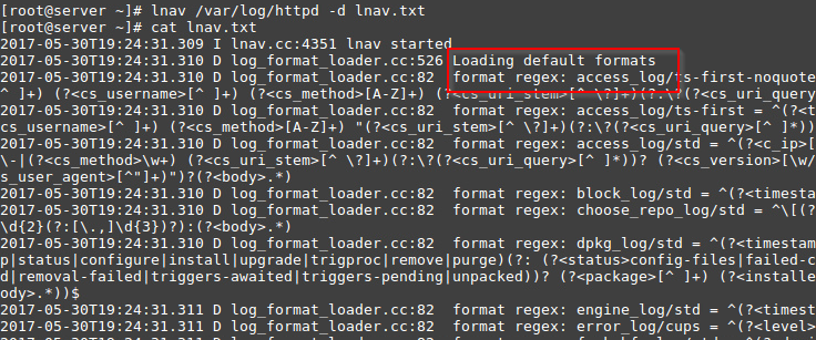 Empezando a usar lnav en Linux