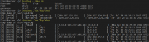 Uso de lastlog y utmpdump para ver información sobre los inicios de sesión en Linux