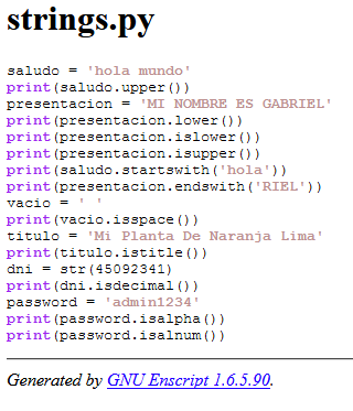 Usar enscript para convertir código Python en un archivo HTML con resaltado de sintaxis