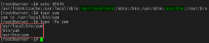 Usar type en Linux con opciones